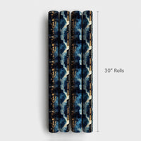 Snowy Village Holiday Gift Wrap, Christmas Train Wrapping Paper, Vintage Steam Train Winter Wrapping Paper, Festive Night Scene Gift Wrap