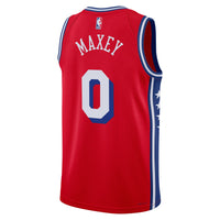 Philadelphia 76ers Statement Edition Swingman Jersey - Red - Tyrese Maxey
