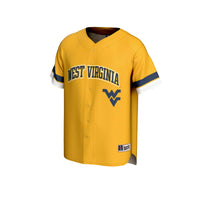 West Virginia Mountaineers Spirit Baseball Jersey - Gold