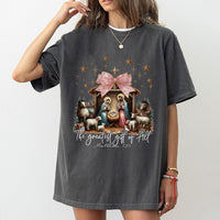 The Greatest Present of All T-Shirt, Nativity Scene Shirt, Christian Christmas Tee, Religious Graphic T-Shirt, Faith Holiday Apparel Present