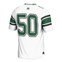 #1 Hawaii Rainbow Warriors Football Jersey - White