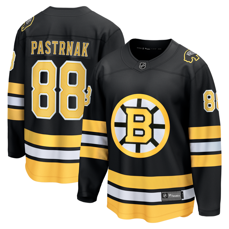 Boston Bruins David Pastrnak Black Home Breakaway Jersey