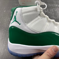 Low Top Sneakers, Green White Colorway, Lace Up Design, Casual Gift for Sneaker Fans