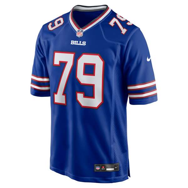 Buffalo Bills Ruben Brown Royal Game Retired Player Jersey