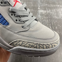 Low Top Sneakers, Blue Gray Colorway, Lace Up Design, Casual Gift for Sneaker Fans