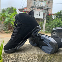High Top Sneakers, Black Colorway, Lace Up Design, Casual Gift for Sneaker Fans