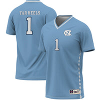 #1 North Carolina Tar Heels Lightweight Soccer Fashion Jersey - Carolina Blue
