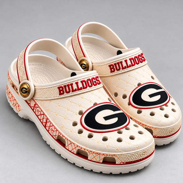 UGA in Cream - Bulldogs Clogs Built on Quiet Confidence - main