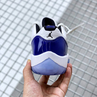 Low Top Sneakers, Blue White Colorway, Lace Up Design, Casual Gift for Sneaker Fans
