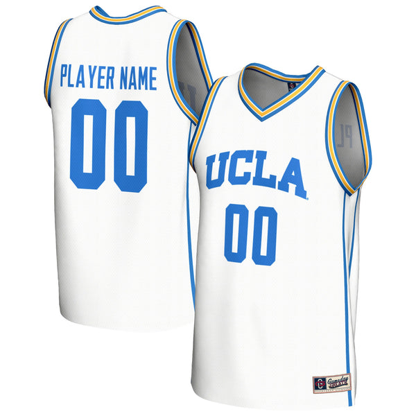 UCLA Bruins NIL Pick-A-Player Lightweight Basketball Fashion Jersey - White