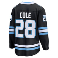 Utah Mammoth Ian Cole Black Home Breakaway Player Jersey