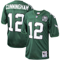 Philadelphia Eagles 1992 Randall Cunningham Green Authentic Throwback Retired Player Jersey
