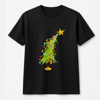 Hand Drawn Holiday Shirt, Whimsical Christmas Tree T-Shirt, Festive Winter Graphic Tee, Adorable Christmas Tree T-Shirt, Holiday Present for Her