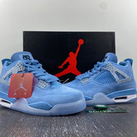 Retro Sneakers, Blue Colorway, Leather Footwear, Lace Up Design, Casual Gift for Sneaker Fans