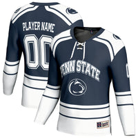 Penn State Nittany Lions NIL Pick-A-Player Ice Hockey Fashion Jersey - Navy
