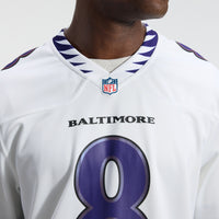 Baltimore Ravens Lamar Jackson White Game Jersey