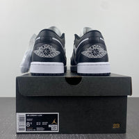 Low Top Sneakers, White Black Colorway, Lace Up Design, Casual Gift for Sneaker Fans