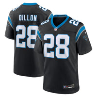 Carolina Panthers AJ Dillon Black Team Game Jersey