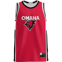 Nebraska Omaha Mavericks Lightweight Basketball Jersey - Red