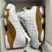 Sneakers, White Tan Colorway, Lace Up Design, Casual Gift for Sneaker Fans