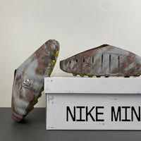 Slides, Gray Brown Colorway, Camouflage Pattern, Slip On Design, Casual Gift for Shoe Lovers