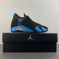 Low Top Sneakers, University Blue Black Colorway, Lace Up Design, Casual Gift for Sneaker Fans