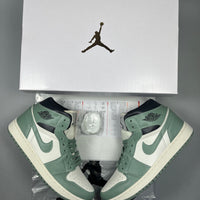 High Top Sneakers, Green Colorway, Lace Up Design, Casual Gift for Sneaker Fans