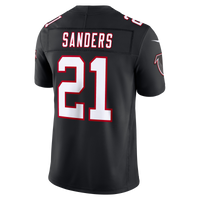 Atlanta Falcons Deion Sanders Black Alternate Throwback Stitched Retired Limited Jersey