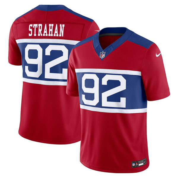 New York Giants Michael Strahan Century Red Alternate Retired Player Limited Jersey
