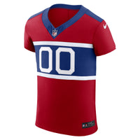 New York Giants Red Alternate Elite Custom Jersey