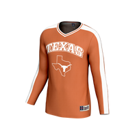 Texas Longhorns NIL Pick-A-Player Lightweight Collegiate Volleyball Fashion Jersey - Texas Orange