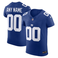 New York Giants Royal Elite Custom Jersey