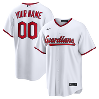 Cleveland Guardians White Home Replica Custom Jersey