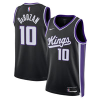 Sacramento Kings Icon Edition Swingman Jersey - Black - DeMar DeRozan