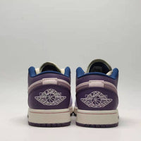 Low Top Sneakers, Purple Pink Colorway, Lace Up Design, Casual Gift for Sneaker Fans