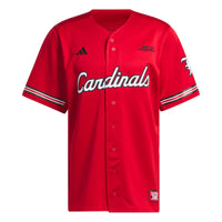 Red Louisville Cardinals Reverse Retro Replica Baseball Jersey
