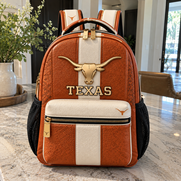TEX - Burnt Orange, Cream and the Longhorn Crest - main