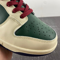Low Top Sneakers, Army Green Off White Red Colorway, Lace Up Design, Casual Gift for Sneaker Fans