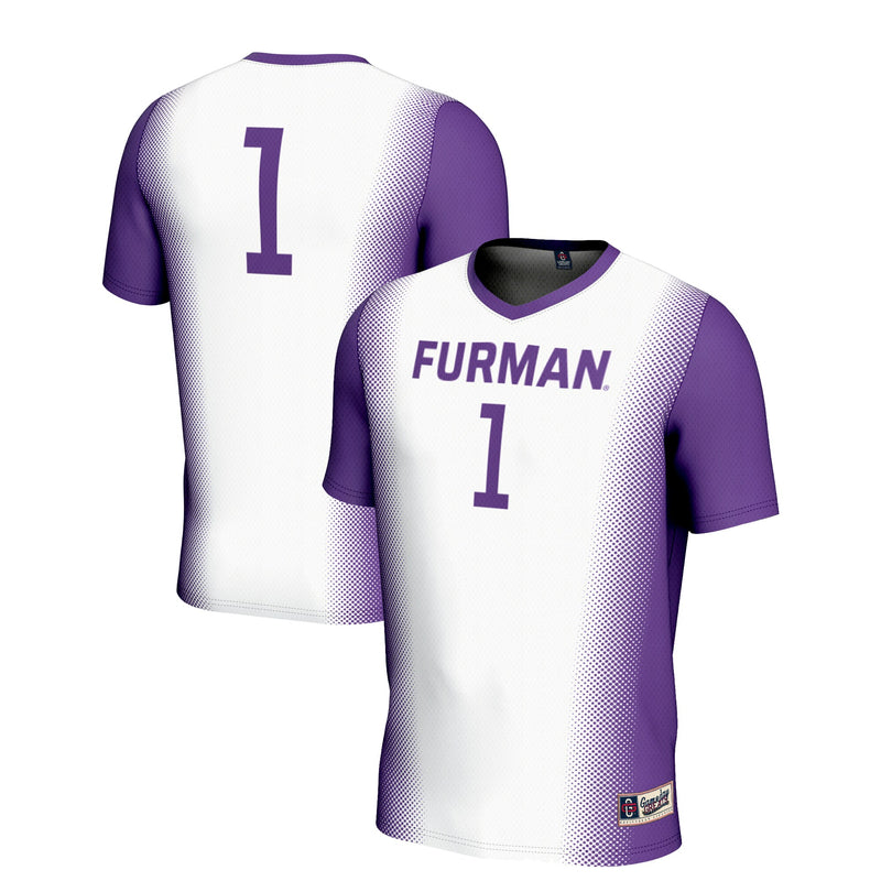 #1 Furman Paladins Lightweight Soccer Jersey - White