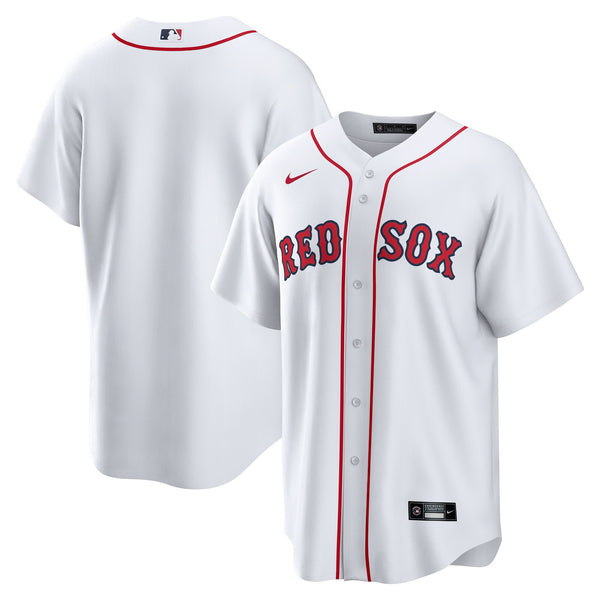 Boston Red Sox White Home Blank Replica Jersey