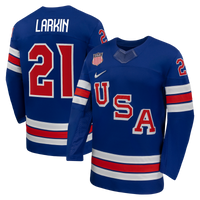 Dylan Larkin Royal US Hockey 2026 Home Replica Jersey