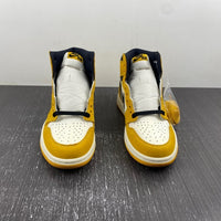 High Top Sneakers, White Black Yellow Colorway, Lace Up Design, Casual Gift for Sneaker Fans