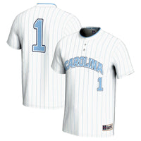 #1 North Carolina Tar Heels Lightweight Softball Jersey - White