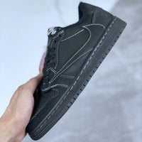 Low Top Sneakers, Black Colorway, Reverse Hook Design, Lace Up Design, Fleece Lined Design, Casual Gift for Sneaker Fans