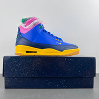 Low Top Sneakers, Royal Blue Green Pink Colorway, Lace Up Design, Casual Gift for Sneaker Fans