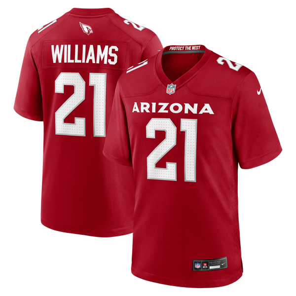 Arizona Cardinals Garrett Williams Cardinal Game Jersey