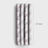 Nurse Healthcare Hero Gift Wrap, Doctor Santa Wrapping Paper, Medical Santa Claus Wrapping Paper, Hospital Worker Christmas Wrapping Paper