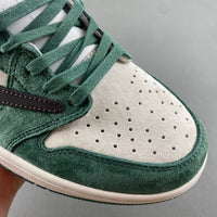 Low Top Sneakers, White Black Green Colorway, Reverse Hook Design, Lace Up Design, Casual Gift for Sneaker Fans