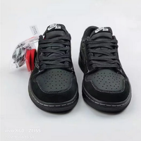 Low Top Sneakers, Black Colorway, Reverse Hook Design, Lace Up Design, Casual Gift for Sneaker Fans