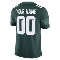 Michigan State Spartans Custom Football Game Jersey - Green